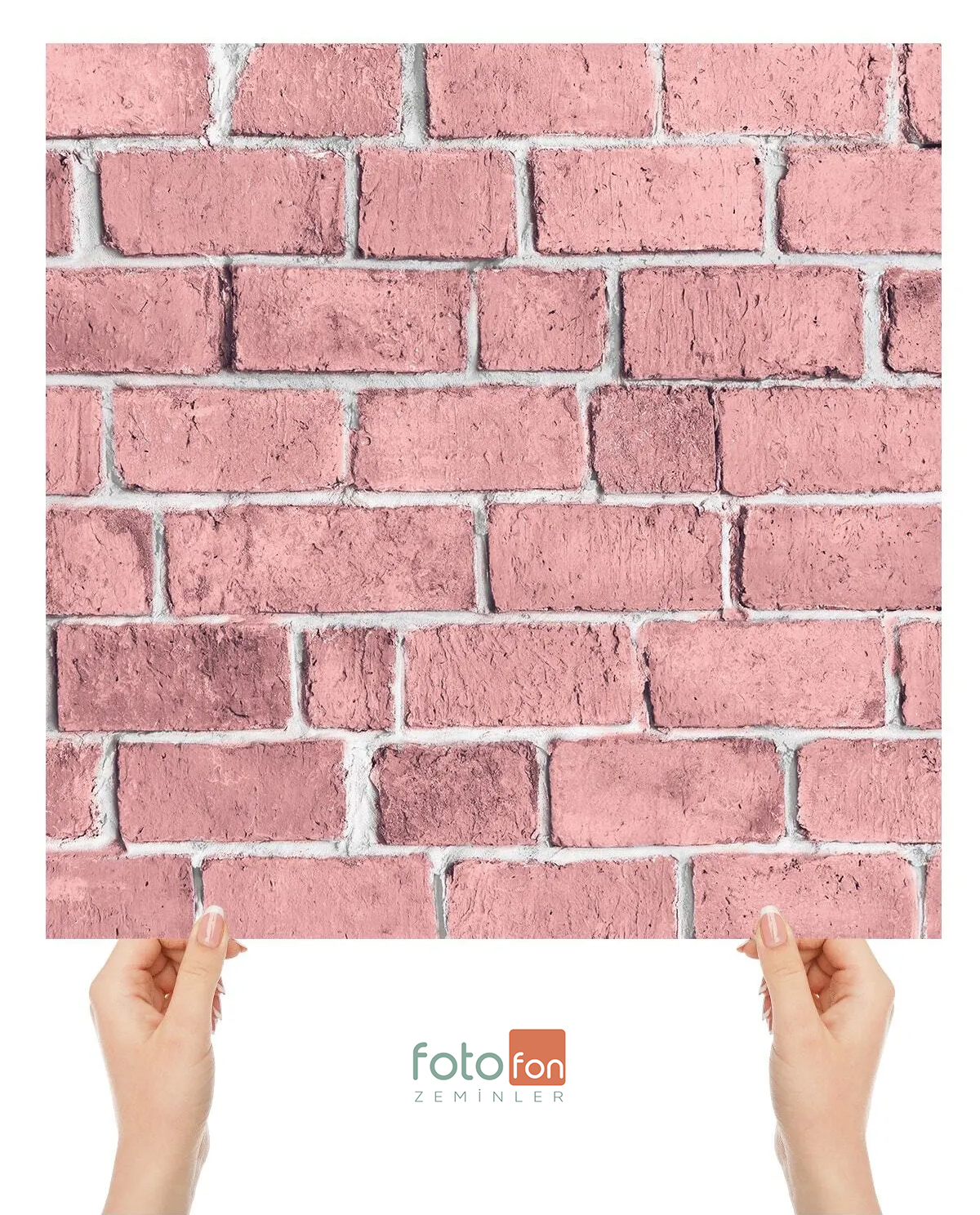 Pink Tuğla Fotoğraf Zeminleri