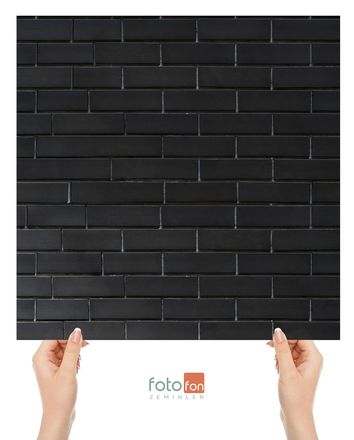 Siyah Tuğla Fotoğraf Zeminleri