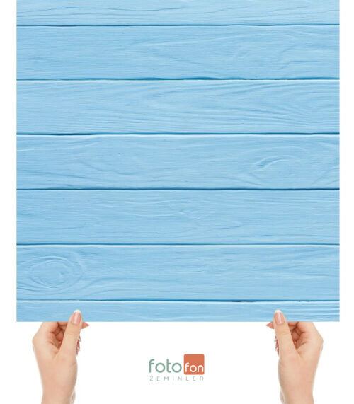 Soft Ahşap Mavi Fotoğraf Zeminleri